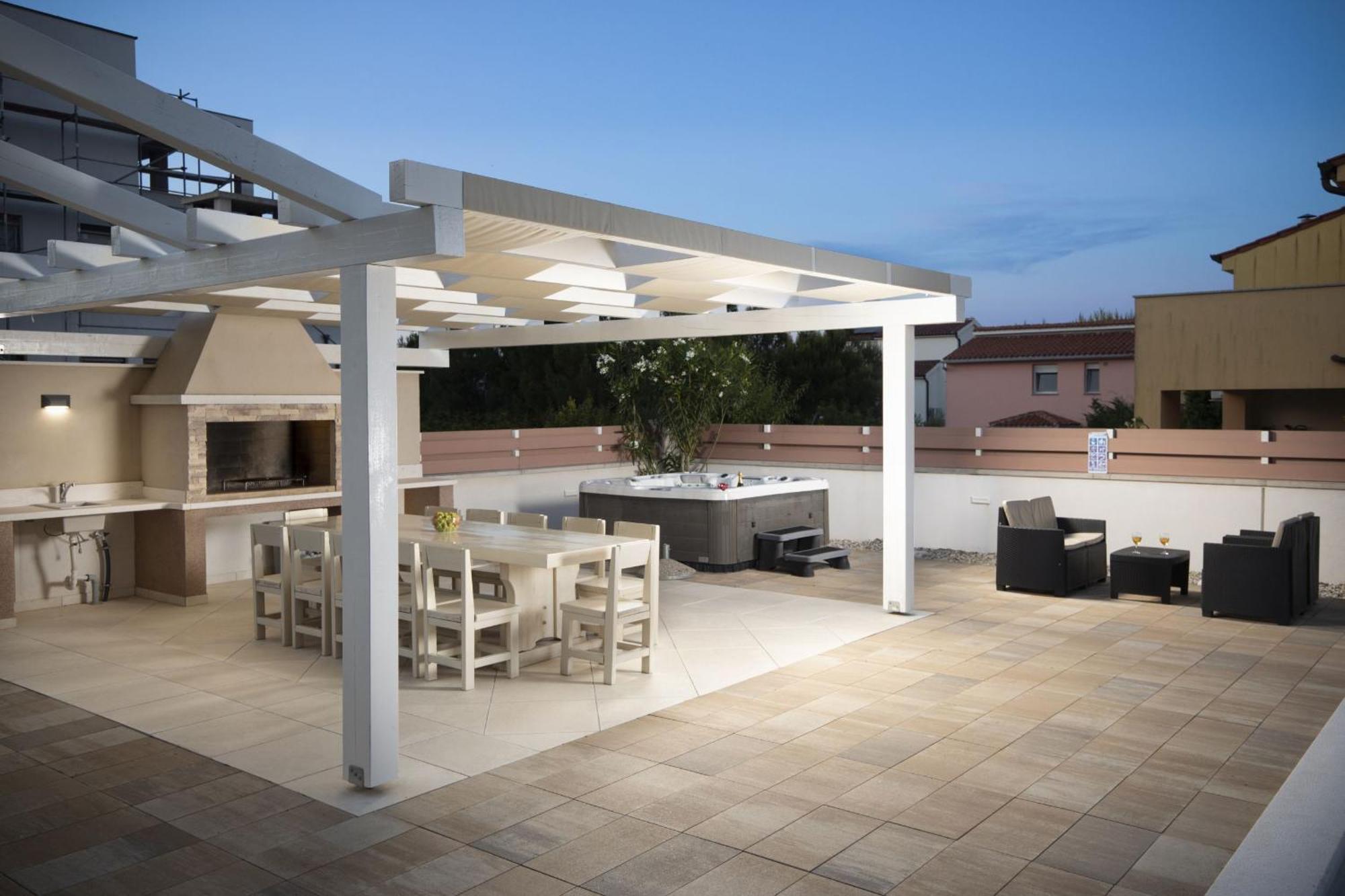 Villa Olivia - New And Modern House With Pool, Souna, Jacuzzi & Playground, Liznjan - Istra Exterior foto